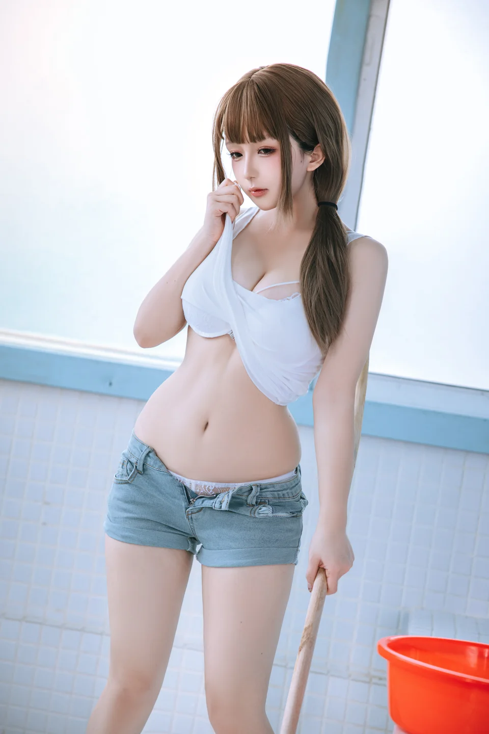 日奈娇 - 男浴室保洁员 [175P,5V-1.16GB] tg@simisebaisi 【丝足阁】017.webp